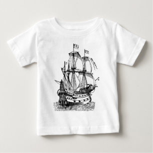 Camiseta Para Bebê Galhão - Preto