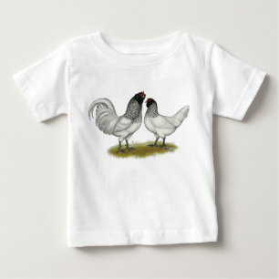 Camiseta Para Bebê Galinhas De Barba De Coruja Neerlandesa
