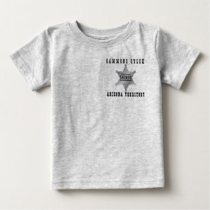 Camiseta Para Bebê Gammons Gulch Sheriff Tshirt Criança