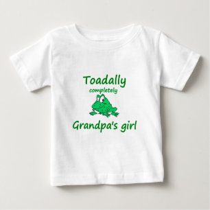 Camiseta Para Bebê garota do vovô