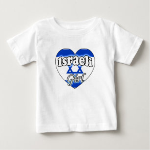 Camiseta Para Bebê Garota Israelense