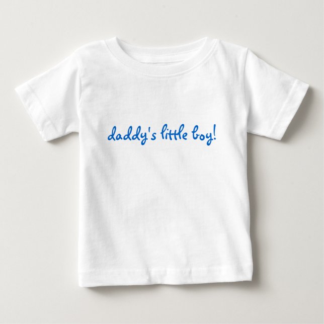 Camiseta Para Bebê Garotinho pai! (Frente)