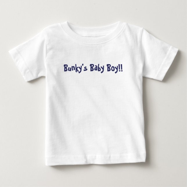Camiseta Para Bebê Garoto do Bunky! (Frente)