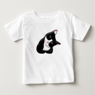 Camiseta Para Bebê Gato
