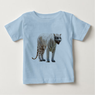 Camiseta Para Bebê gato com estampa de tigre personalizado aniversári