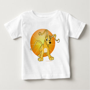 Camiseta Para Bebê Gelert amarelo-jogador