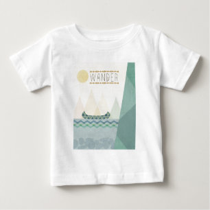 Camiseta Para Bebê Geo exterior III vagueia