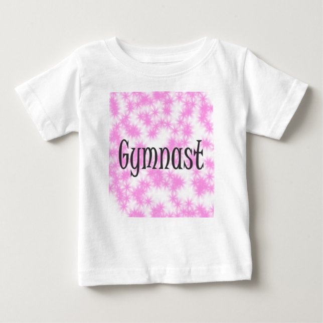 Camiseta Para Bebê Ginasta (Frente)
