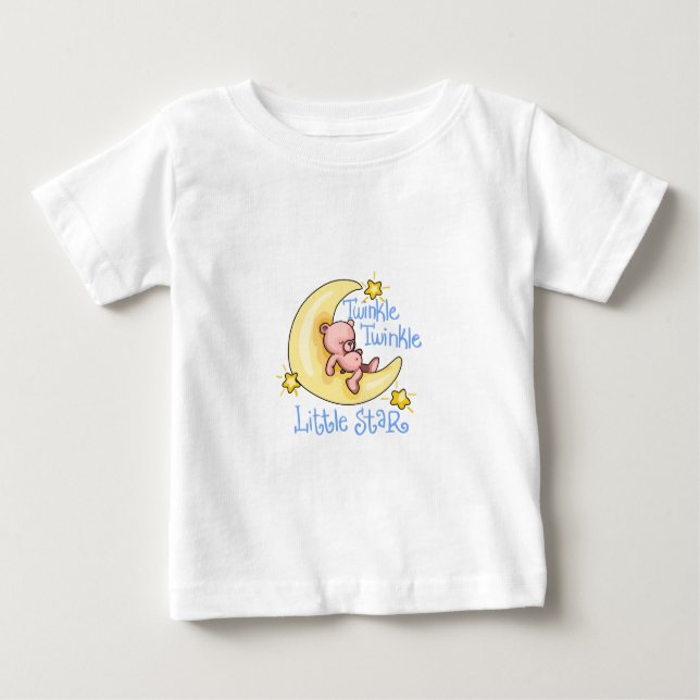 CAMISETA PARA BEBÊ GINKLE TWINKLE PEQUENA ESTRELA (Frente)
