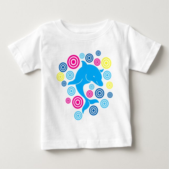 Camiseta Para Bebê Golfinho-bebê (Frente)