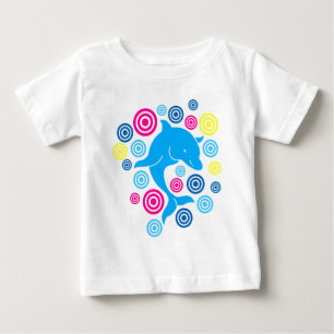 Camiseta Para Bebê Golfinho do bebê