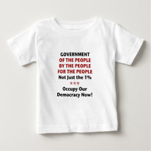 Camiseta Para Bebê Governo Das Pessoas