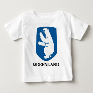 Camiseta Para Bebê GREENLAND - emblema/símbolo/brasão/bandeira