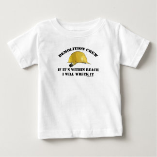 Camiseta Para Bebê Grupo da demolição