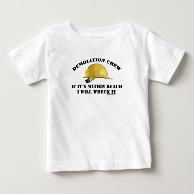 Camiseta Para Bebê Grupo da demolição (Frente)