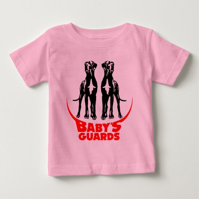 Camiseta Para Bebê Guardiões do Bebê (Frente)