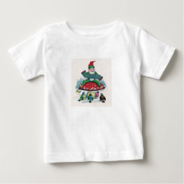 Camiseta Para Bebê Happy Forest Gnomo