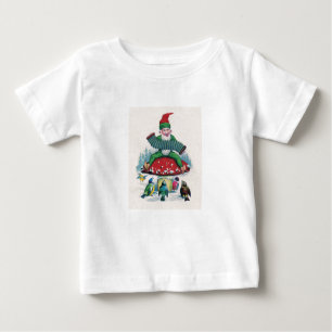 Camiseta Para Bebê Happy Forest Gnomo