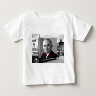 Camiseta Para Bebê Harry Truman "Nunca Deu ao Inferno" Palavras De Pa