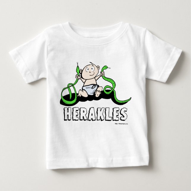 Camiseta Para Bebê Herakles (Frente)
