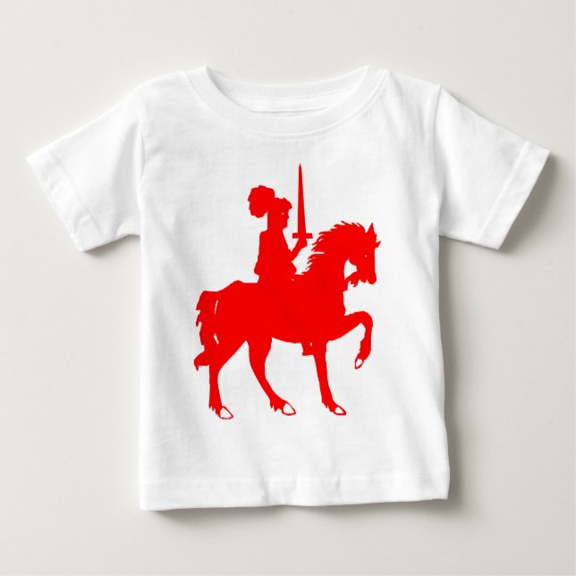 Camiseta Para Bebê Heraldic Knight (Frente)