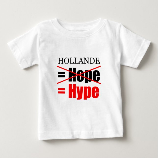 Camiseta Para Bebê Hollande Não Esperança, mas Hype Kids Tee (Frente)