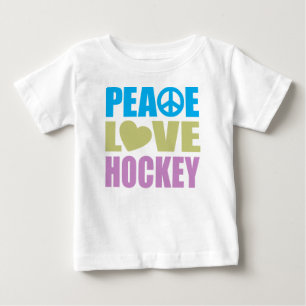 Camiseta Para Bebê Hóquei em Paz