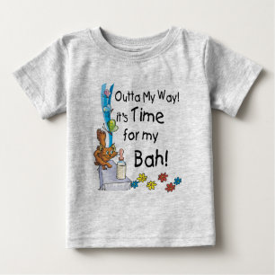 Camiseta Para Bebê Hora do Meu Bah