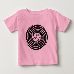 Camiseta Para Bebê Hypno-Gato