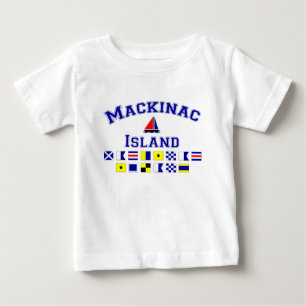 Camiseta Para Bebê Ilha de Mackinac
