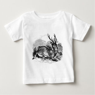 Camiseta Para Bebê Ilustração personalizada fanfarrão dos cervos de