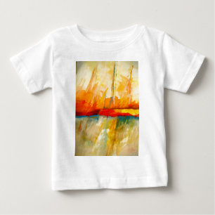 Camiseta Para Bebê Impressão Abstrato moderna