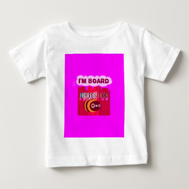 Camiseta Para Bebê Impressão de Arte de Abelhas conselho (Frente)