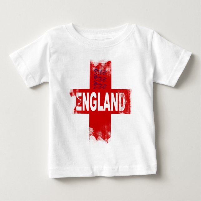 Camiseta Para Bebê Inglaterra (Frente)
