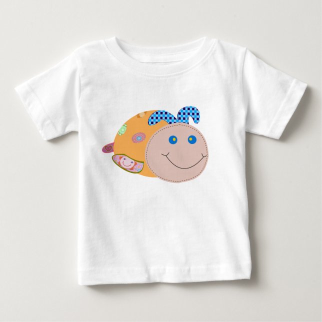 Camiseta Para Bebê Inseto (Frente)