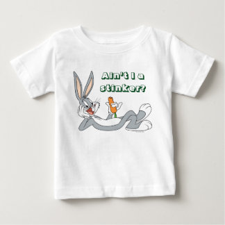 Camiseta Para Bebê INSETOS BUNNY™ Deitados Comendo Cenoura