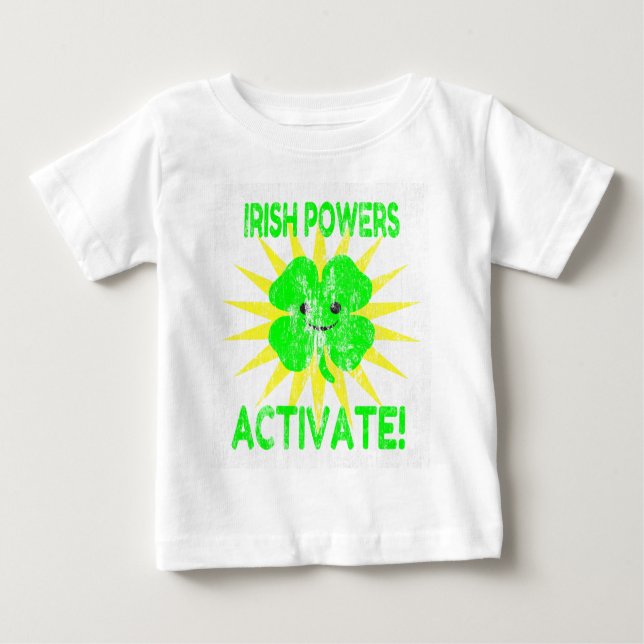 Camiseta Para Bebê Irish Powers Ativar DS (Frente)