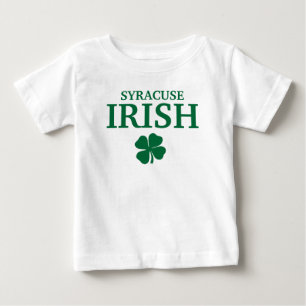 Camiseta Para Bebê IRLANDÊS orgulhoso de SIRACUSA! Dia de São