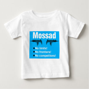 Camiseta Para Bebê Israelita Mossad, o melhor e agência de