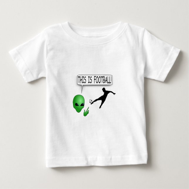 Camiseta Para Bebê Isto É Futebol (Frente)