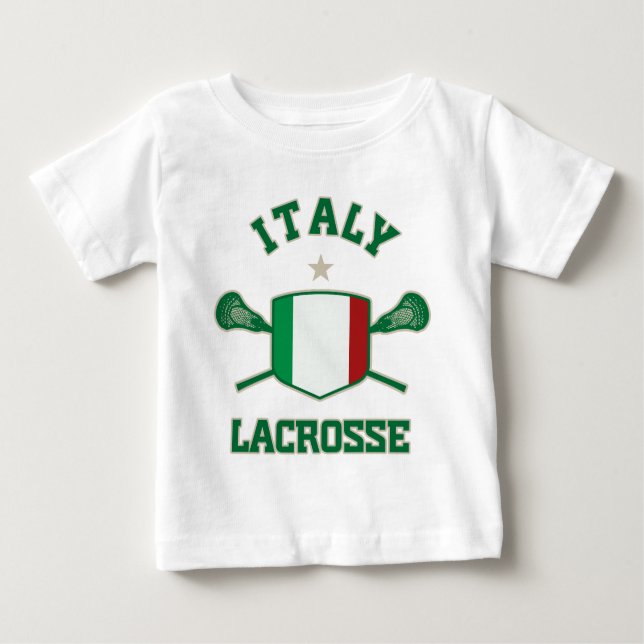 Camiseta Para Bebê Italia (Frente)