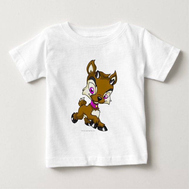 Camiseta Para Bebê Ixi Brown (Frente)