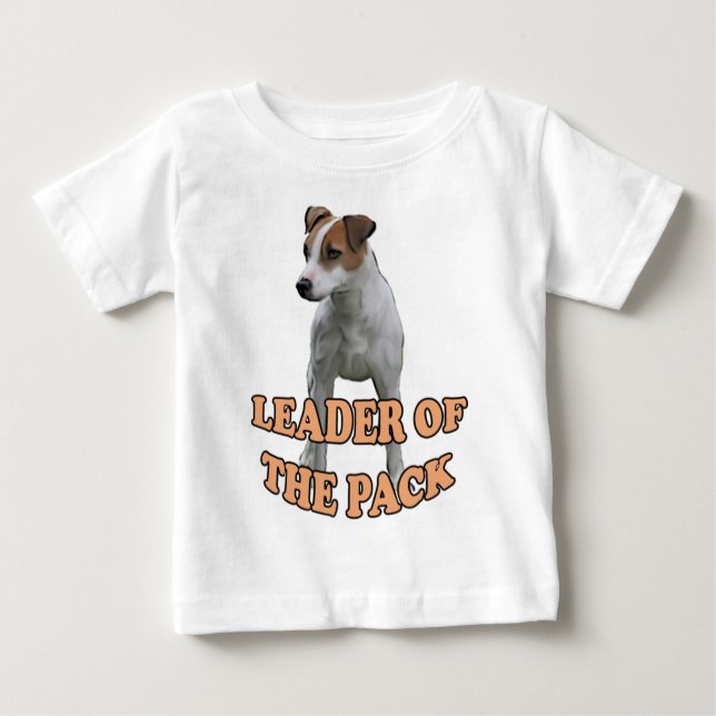 Camiseta Para Bebê Jack Russell (Frente)