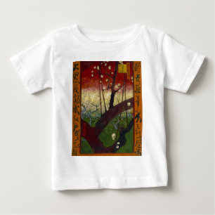 Camiseta Para Bebê Japonaiserie de Van Gogh inspirada em Hiroshige