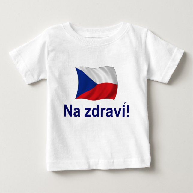 Camiseta Para Bebê Jdravi checo do Na! (Frente)