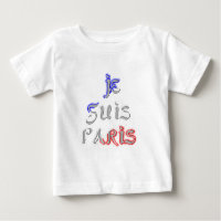 Je Suis Paris I Love Paris Text Art Impressão