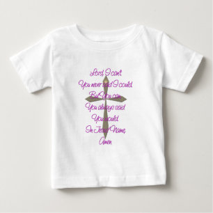 Camiseta Para Bebê Jesus Prayer