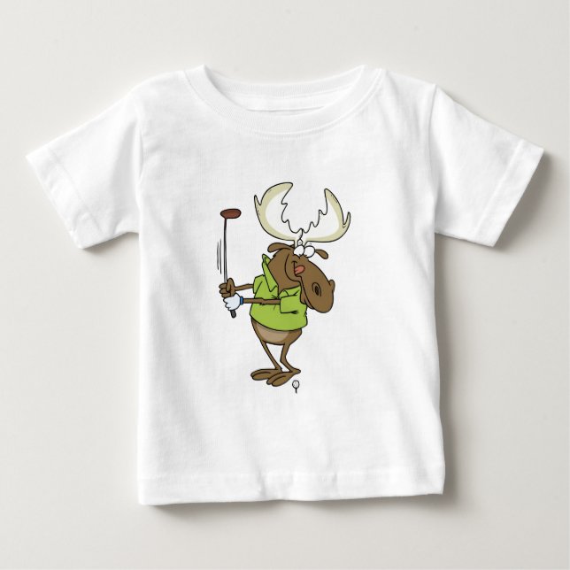 Camiseta Para Bebê jogador júnior dos alces (Frente)