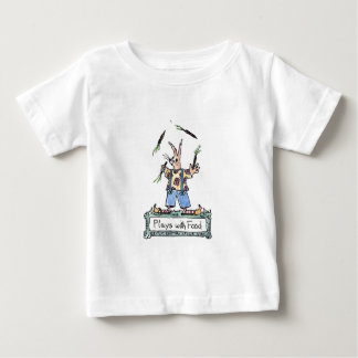 Camiseta Para Bebê Jogos com comida