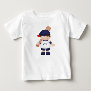 Camiseta Para Bebê Jogos de atletismo desportivo com beisebol Batedor